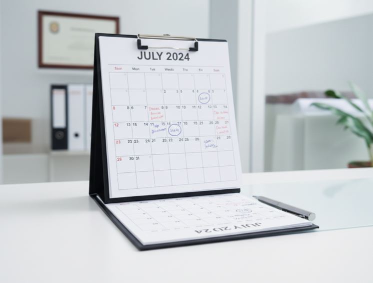 Select the dates for your medical certificate and provide payment details which are processed securely.